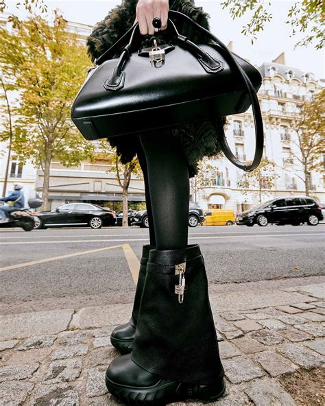 givenchy sherlock boots|Givenchy shark lock boots women.